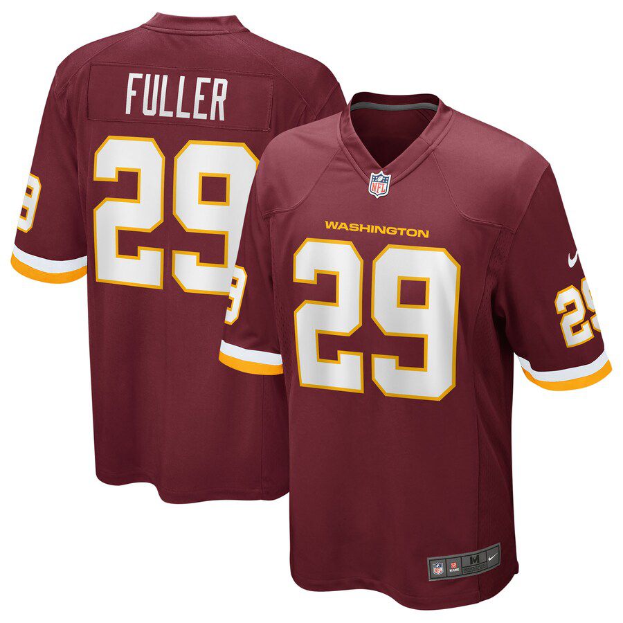 Men Washington Redskins #29 Kendall Fuller Nike Burgundy Team Game NFL Jersey->washington redskins->NFL Jersey